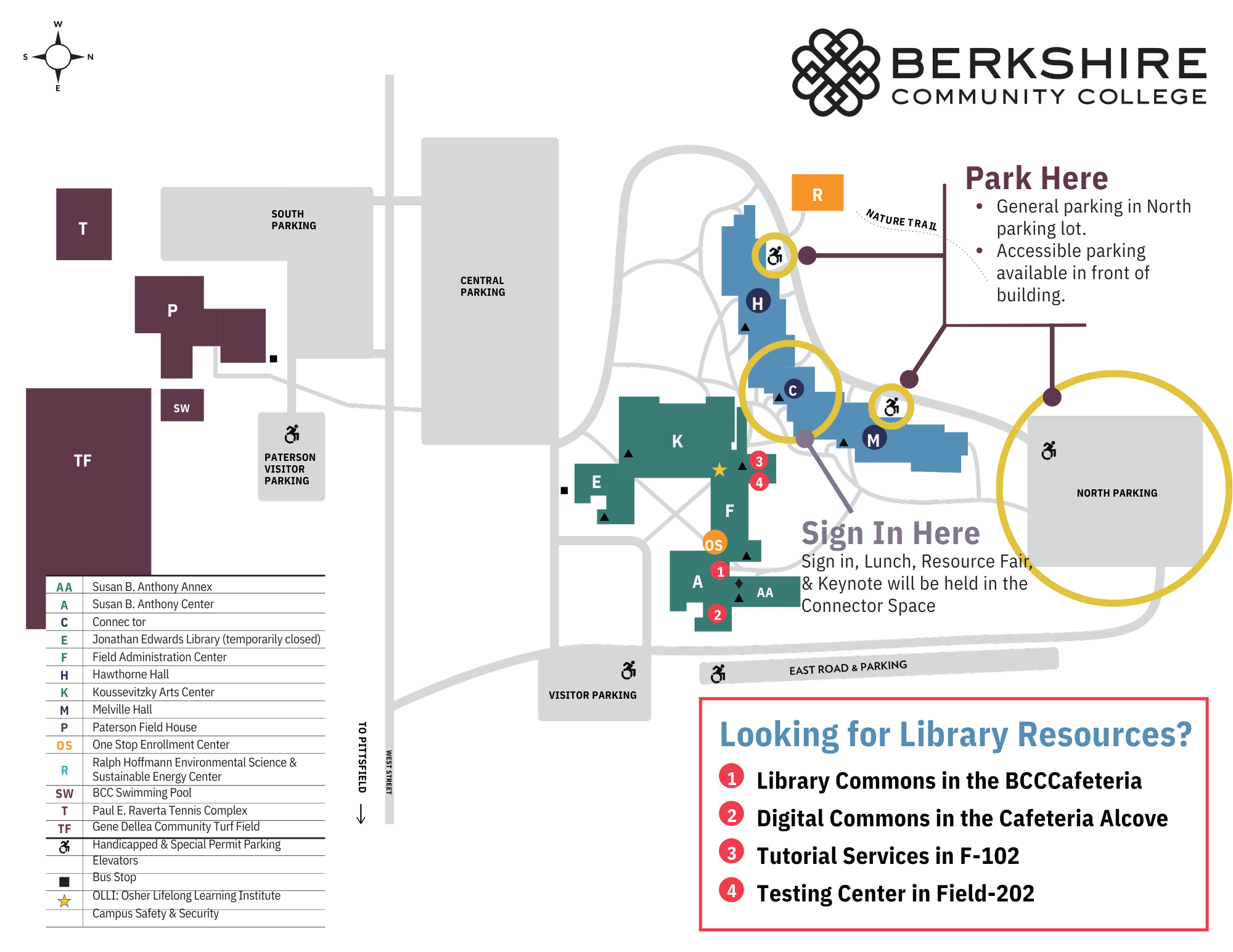 Directions for Berkshire Community College | Live Out Loud Community ...